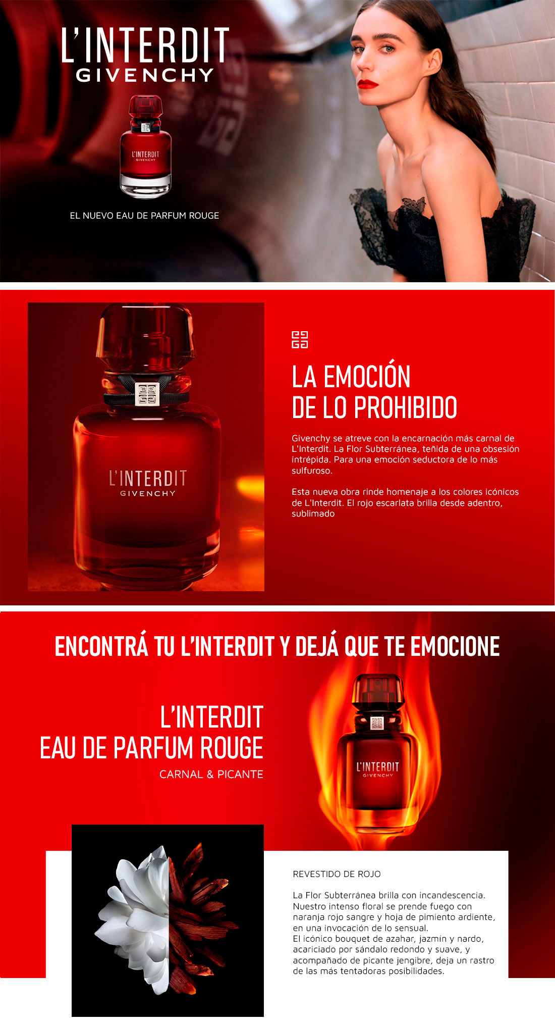 Detalles del L'Interdit Eau de Parfum Rouge
